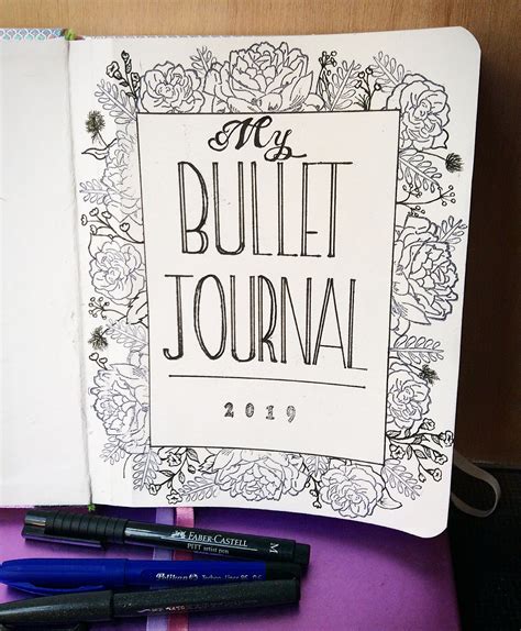 Portada Bullet Journal Bujo Ideas Para Bullet Journal Notebook