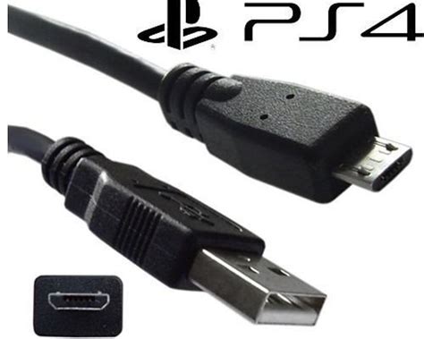 Official Genuine Sony Ps4 Micro Usb Charge And Play Cable Playstation 4