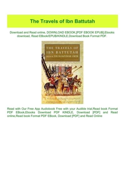 Read Pdf The Travels Of Ibn Battutah Pdf Free Download