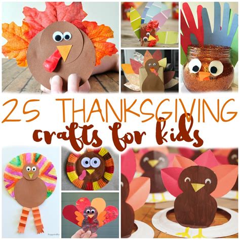 25 Easy Thanksgiving Crafts For Kids To Keep Them Busy Before Dinner