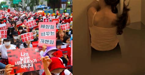 Koreans Are Protesting In Demand For Stronger Penalties Against Hidden Camera Perps