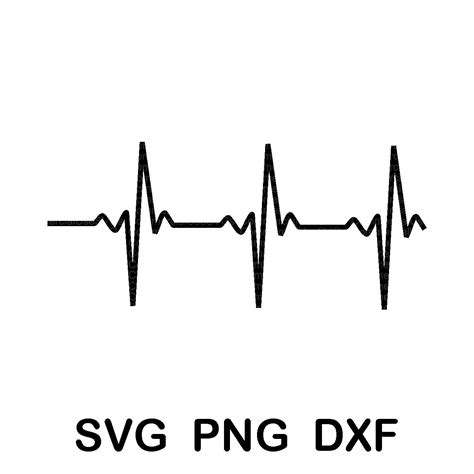 Heartbeat Svg File Hearbeat Pulse Svg Medical Svg Nurse Etsy Images