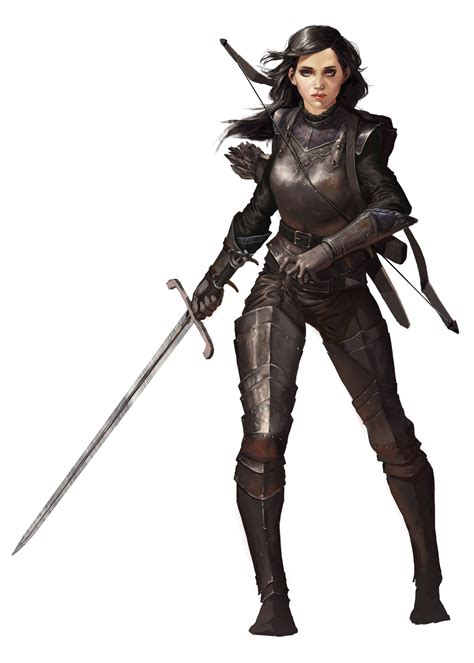 Character Portraits Female Knight Warrior Woman