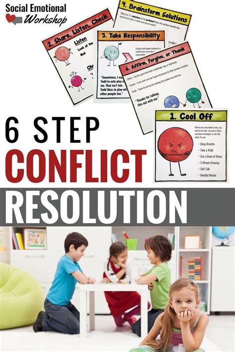 teaching conflict resolution skills in 6 easy steps social emotional workshop conflict