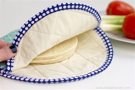 Diy Fabric Tortilla Warmer Thats Microwave Safe Make It And