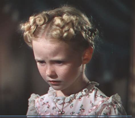 Screen Capture Of Karolyn Zuzu Grimes In The Film Blue Skies Film