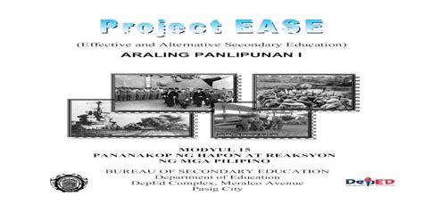 Ap 6 Ang Pananakop Ng Mga Hapones Sa Pilipinas Pdf Document
