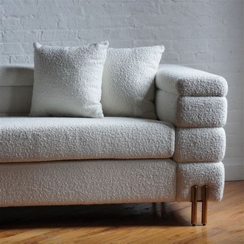 Stunning Modern Boucle Sofa Aptdeco