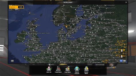 Euro Truck Simulator 2 Map Euro Truck Simulator 2