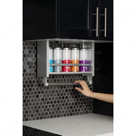 Bronze cabinet & drawer pulls/. Pull-down Cabinet System - Richelieu Hardware