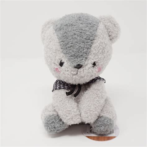 Grey Ohagi Fuzzy Bear Plush Kuma Mochi Teahouse Yell Japan Mary