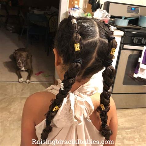 Mixed Girl Hairstyles A Cute Easy Style For Biracial Curly Hair