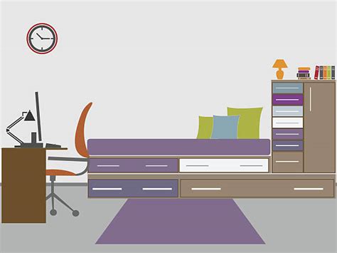 Royalty Free College Dorm Room Clip Art Vector Images And Illustrations