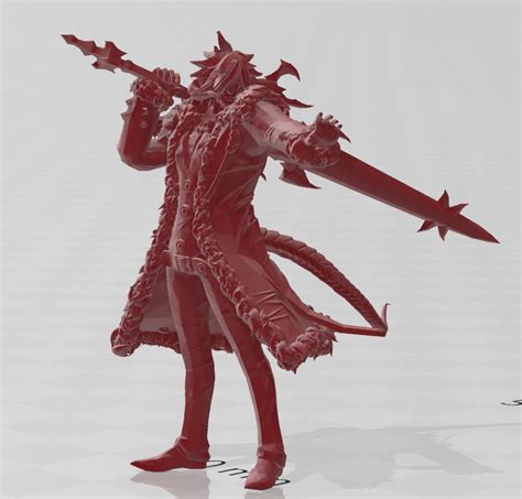 Free Stl File Dark Knight Au Ra Male Final Fantasy Xiv ♂️・model To