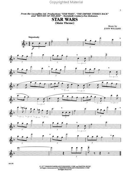 Music From Star Wars Trilogy Special Edition Flute Sheet Music By