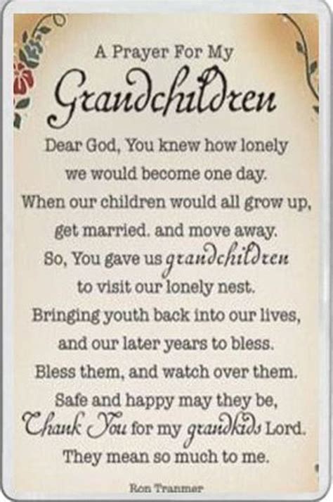 A Prayer For My Grandchildren Quotes About Grandchildren Grandkids