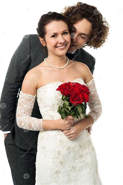 Attractive Young Newly Married Couple Stock Image Image Of Happy