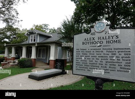 Alex Haley House And Museum State Historic Site Henning Tennessee Stock