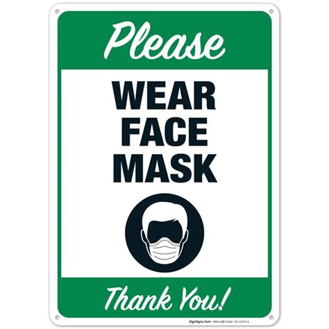 Wear A Mask Sign Printable