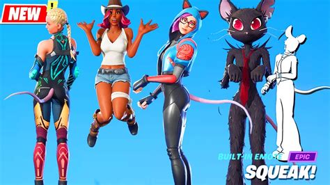 new fortnite camille s squeak built in emote on other skins シ youtube