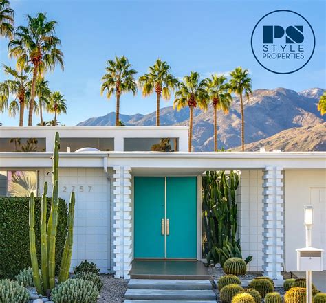 Inside Sinatras Twin Palms Estatepalm Springs Style Palm Springs