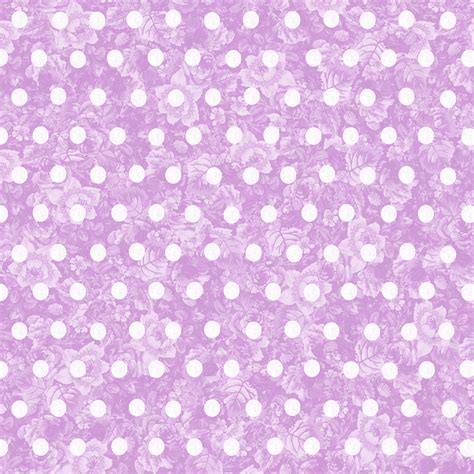 Granny Enchanteds Paper Directory Free Floral Purple Polka Dot Digi