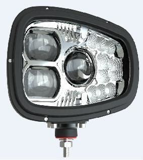 Snowplow LED Head Light Combination Headlight With High Beam Low Beam Indicator Snow Melting