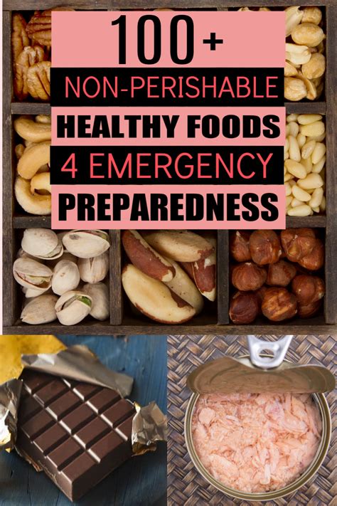 Vegetables corn beets green peas/green beans carrots artichoke hearts pickles Healthy Non-perishable Foods List : 100+ Emergency Food ...