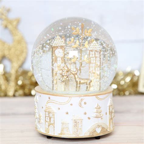 Beautiful Christmas Snow Globes Red Berry Apple