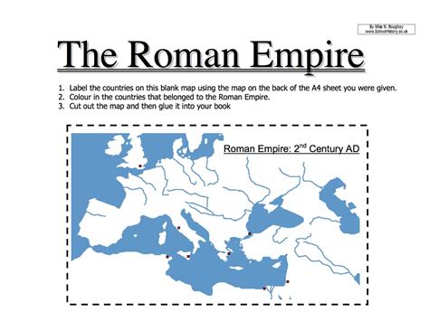 Map Of The Roman Empire Worksheet Year 7 Pdf