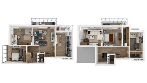 2 Storey House 3d Floor Plan Gnet 3d