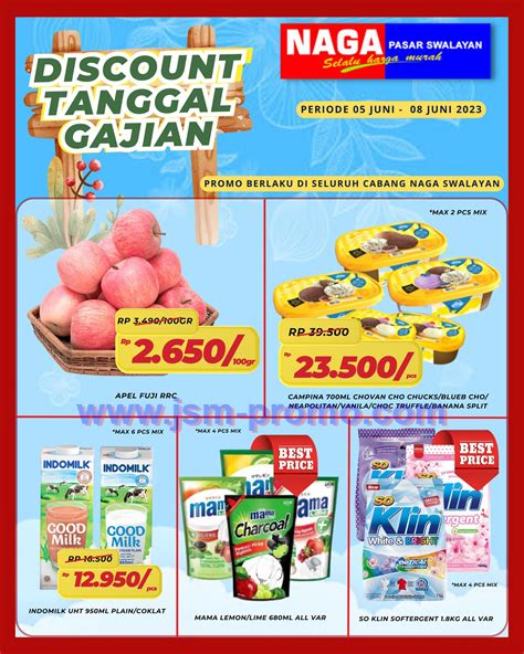 Promo NAGA Swalayan Terbaru 5 - 8 Juni 2023 | JSM PROMO