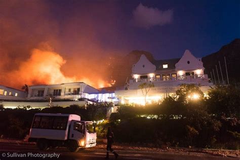 The fire destroyed part of a memorial to cecil rhodes, located a wildfire is raging on the slopes of south africa's table mountain, forcing hundreds of students to evacuate on sunday. 12 Apostles Hotel Safe After Evacuation But Fire Continues ...