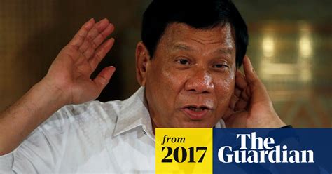Rodrigo Duterte Impeachment Papers Filed In Philippine Congress Rodrigo Duterte The Guardian