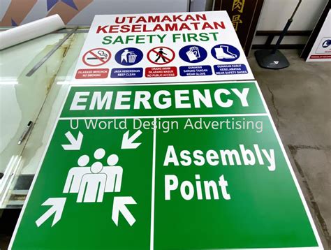 United Plaulownia Plantation Sdn Bhd Safety First Signage At Kuantan