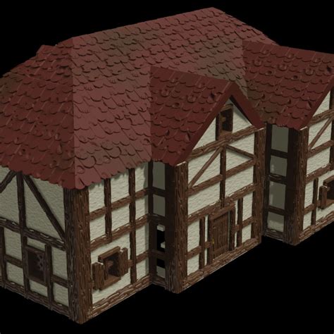 3d Printable Tudor Style Home By Unicron