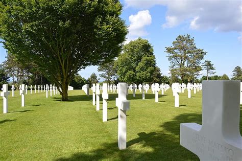 American Cemetery Normandy France Second World War Soldiers