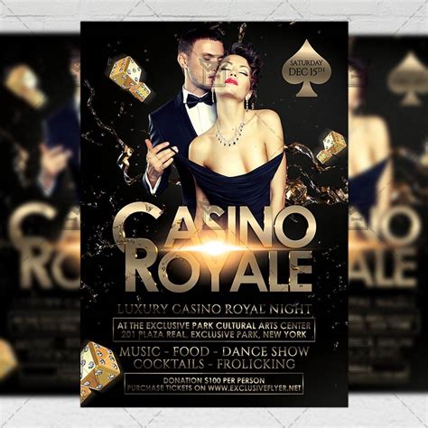 James bond goes on his first ever mission as a 00. Casino Royale - Sport A5 Flyer Template | ExclsiveFlyer ...