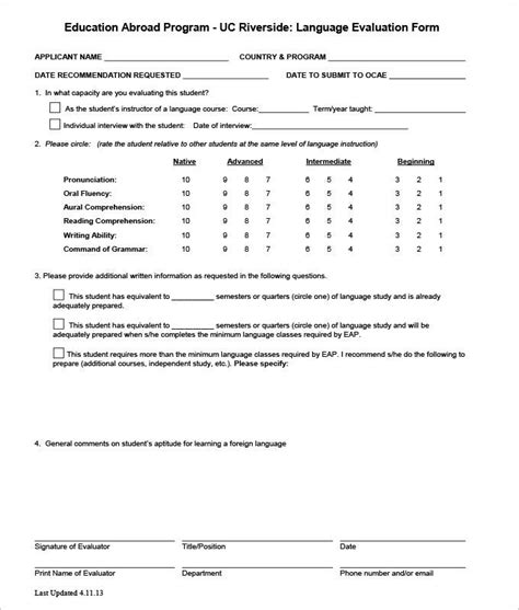 17 Free Sample Hr Evaluation Forms And Examples Word Pdf Psd Free