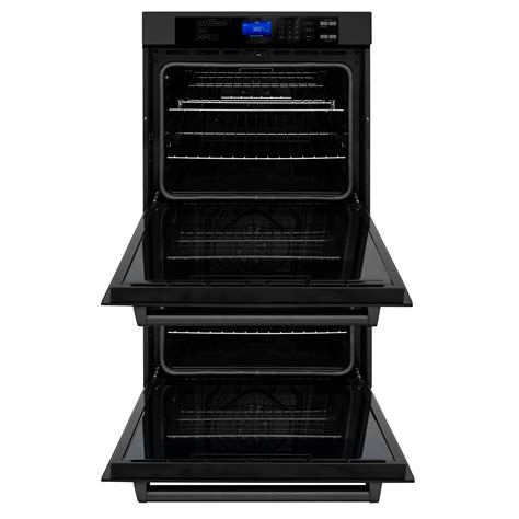 Zline Professional 30 Black Stainless Double Wall Oven Awd 30 Bs