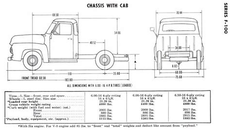 1956 F100 Frame Specs The Hamb 1956 Ford Truck Classic Ford