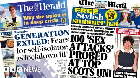 Scotlands Papers Fears For Shielders And University Sex Attack Probe