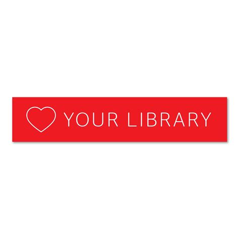 Love Your Library Banner 295mm X 1200mm