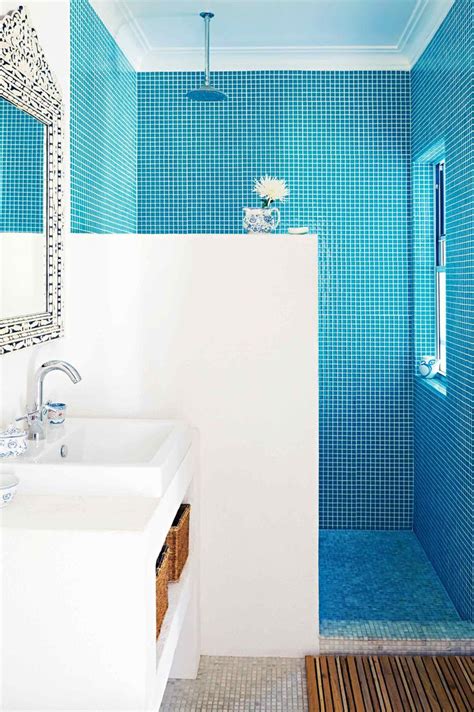30 Pictures Of Turquoise Mosaic Bathroom Tiles