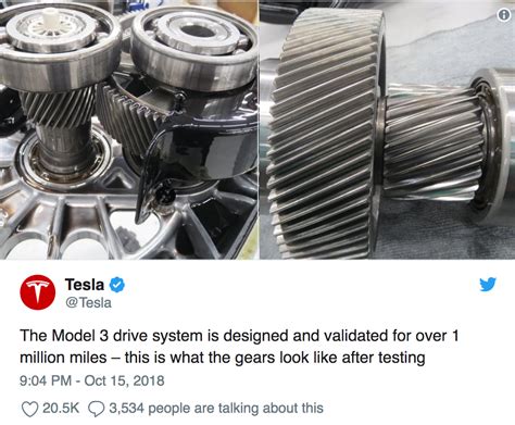 Tesla Model 3 Motor And Gearbox Survive 1 Million Miles Of Testing