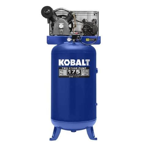 Kobalt 80 Gallon Two Stage Electric Vertical Air Compressor In The Air