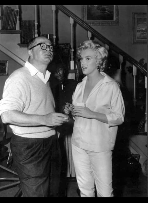 Marilyn Monroe With Billy Wilder In New York City On The Set Of The