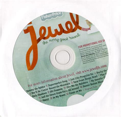 Jewel The Merry Goes Round Canadian Promo Cd Album Cdlp 550353