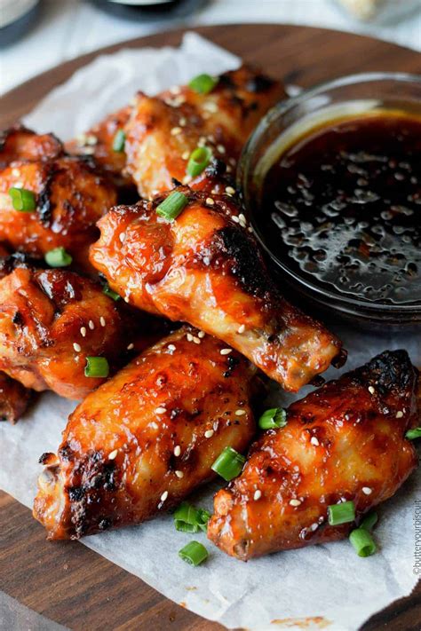 Oven Baked Spicy Teriyaki Chicken Wings Butter Your Biscuit