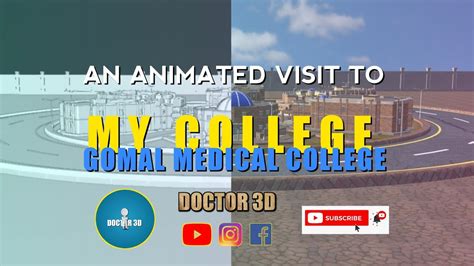 Animated Visit To Gomal Medical College DI Khan 3d Animation Doctor